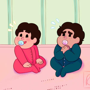 Baby Steven and Nate